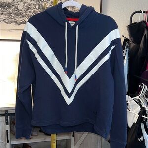 Tory Burch Sport French Terry Chevron Hoodie